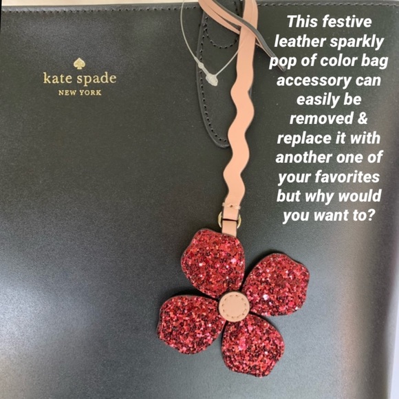 🆕KSNY BLACK LEATHER KERRI MEDIUM TOTE BNWT - Picture 8 of 13